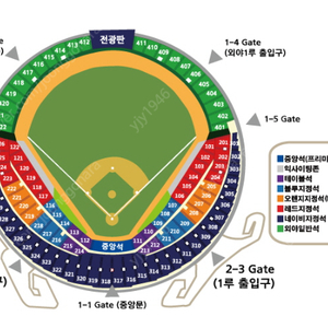 9월 17일 화요일 잠실 두산 vs 삼성 중앙네이비 317블럭 통로 2연석, 4연석