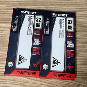 패트리어트 바이퍼 DDR5 5600 CL38 32G RGB x 2 (64G)