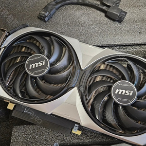 MSI RTX 4070 SUPER 벤투스 12GB 그래픽카드 풀박스