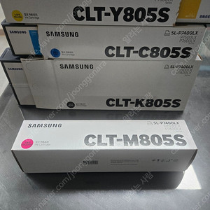 삼성slㅡp7400lx 용 카트리지 cltㅡm805s정품. 팝니다