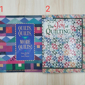 각각판매)퀼트원서 QUILTS QUILTS AND MORE QUILTS / The Joy of QUILTING