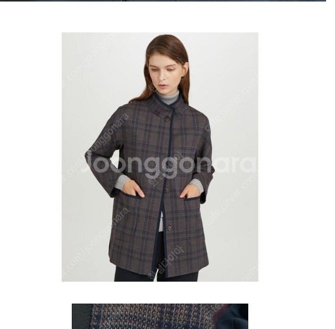 닥스 daks 체크 자켓 55 사이즈--0