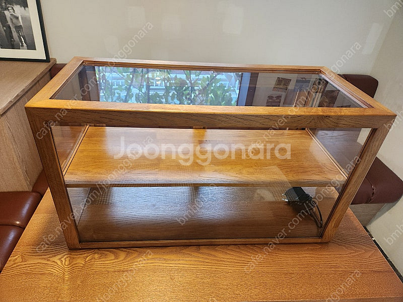 원목 빵 디저트 진열장--4