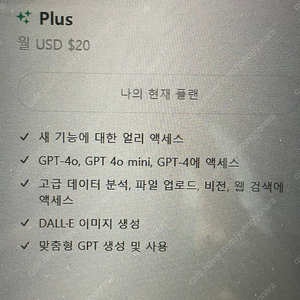 챗gpt 4.0 (질문/한달용) 양도, 공유