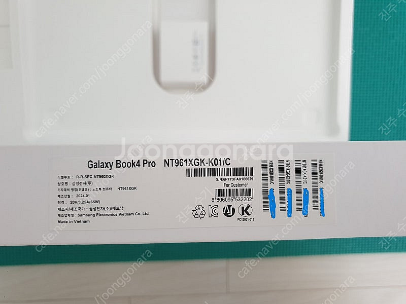24년 NEW 노트북 갤럭시 북4 Pro NT961XG...--7