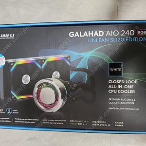 리안리 갤러헤드 AIO 240 유니팬 SL120 에디션 GALAHAD UNI FAN 화이트