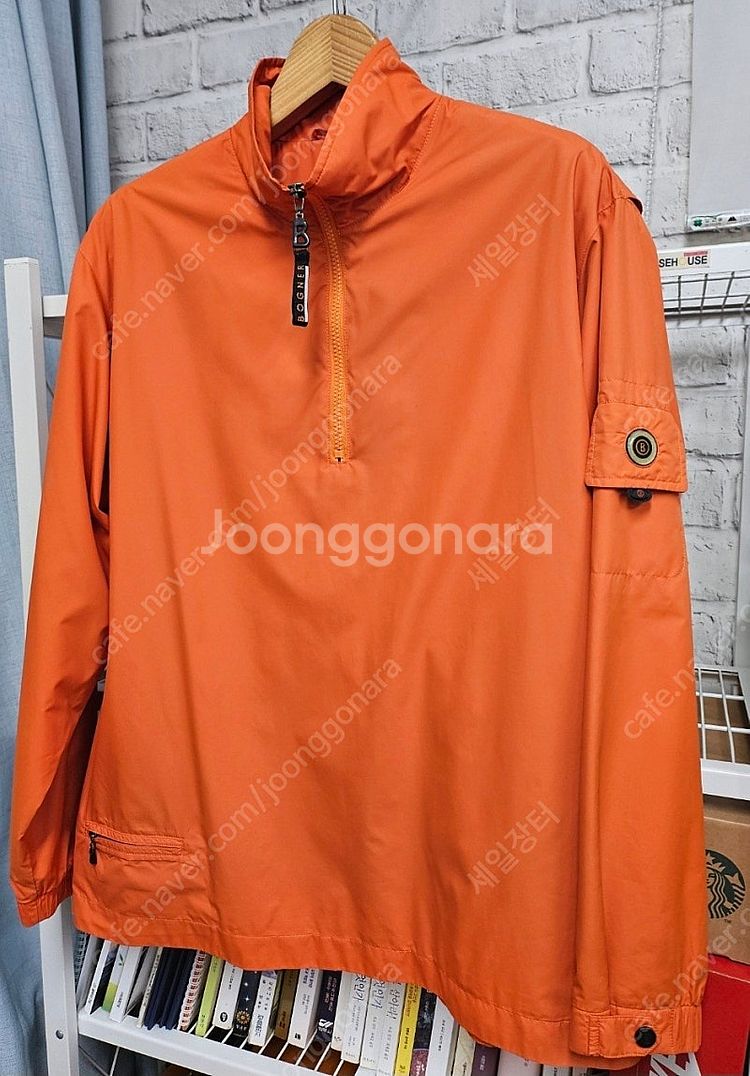 보그너 골프바람막이 하프집업 봄가을 남성골프자켓 (여유...--1
