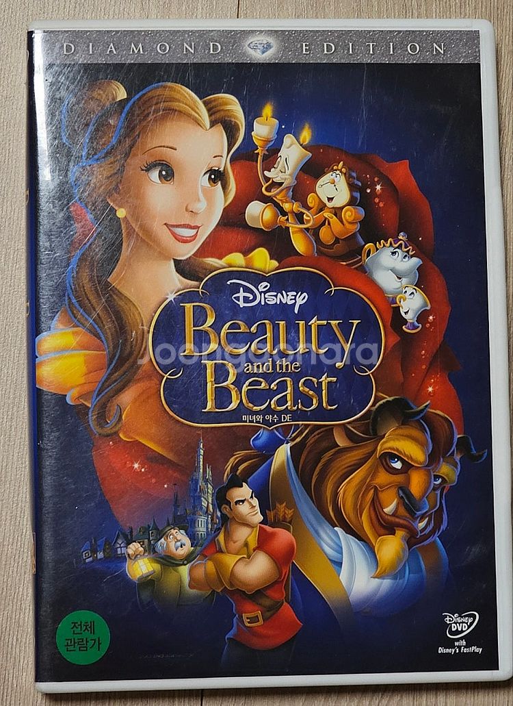 디즈니랜드 애니메이션 10종+미녀와 야수+이상한나라의 앨리스 dvd--1