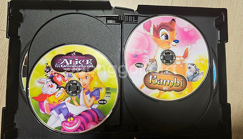 디즈니랜드 애니메이션 10종+미녀와 야수+이상한나라의 앨리스 dvd--8