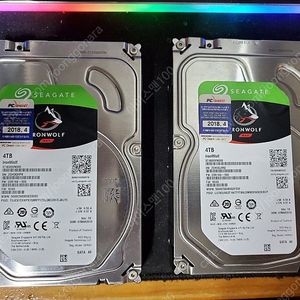씨게이트 NAS 4TB 하드 팝니다.