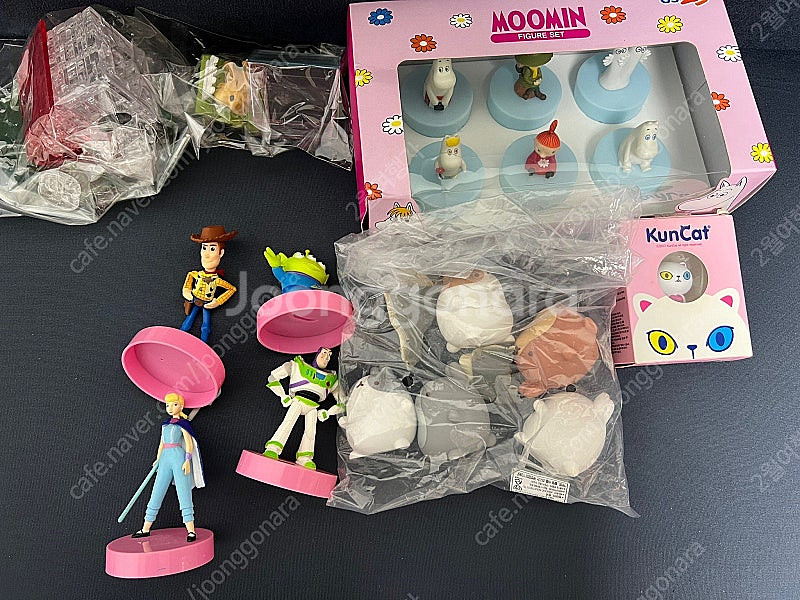 피규어 일괄 (몰랑이5,토이스토리4,무민6,쿤캣 등등)--0