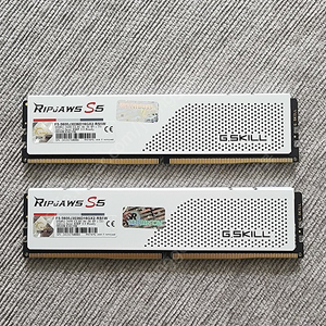 G.SKILL DDR5-5600 CL30 RIPJAWS S5 J 화이트 패키지 32GB(16Gx2) 팝니다