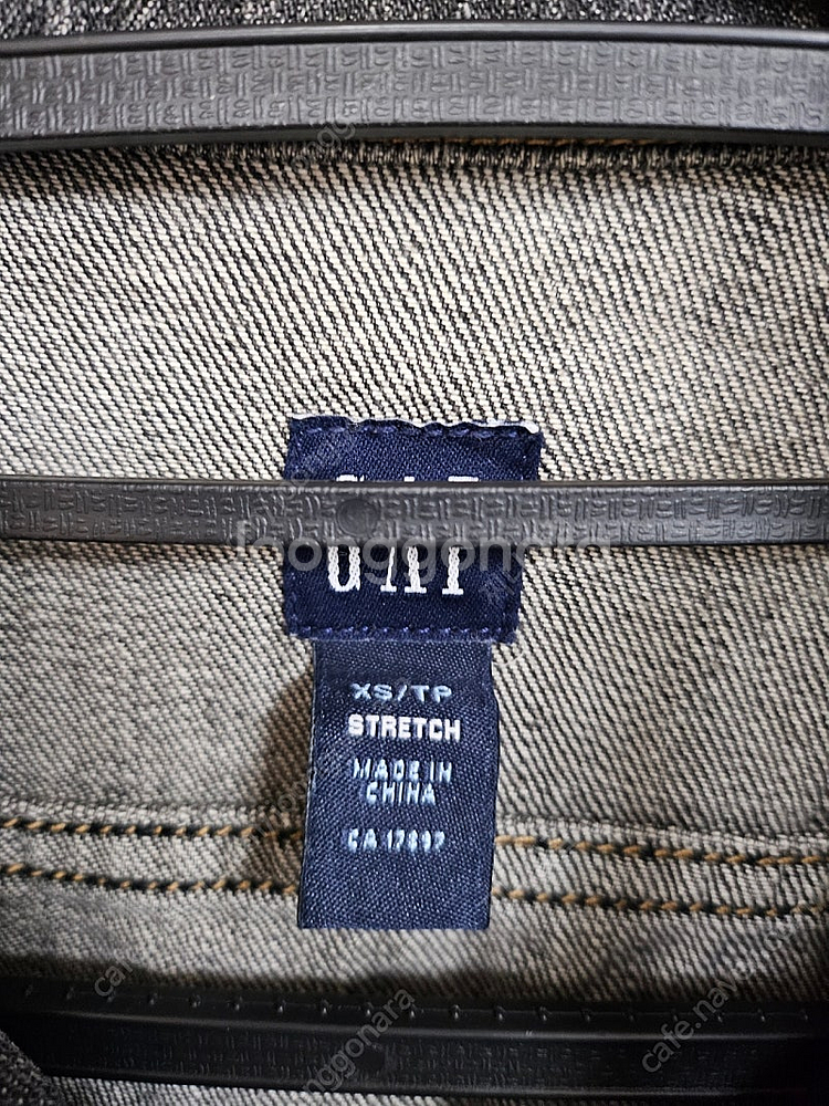 여성 갭 흑청 자켓 XS(44~55)--1