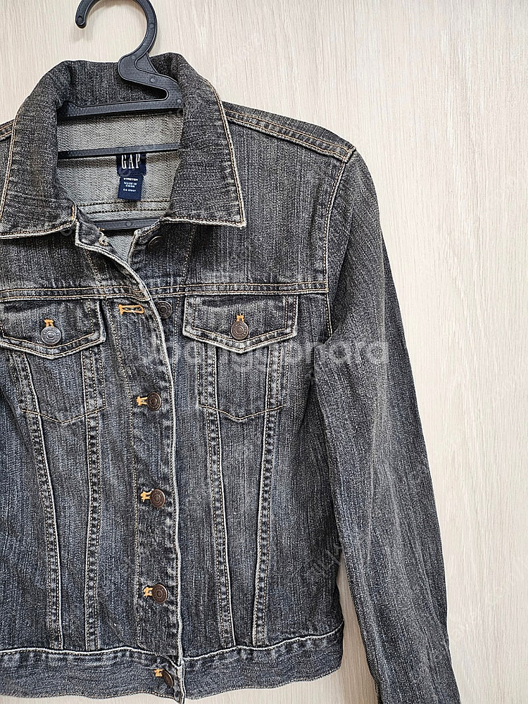 여성 갭 흑청 자켓 XS(44~55)--2