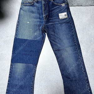 미하라야스히로 combined denim pants