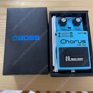 mxr m234 , boss CE-2W 풀박 팝니다