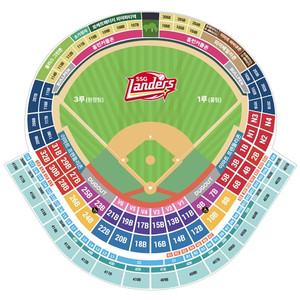 9월13일 금요일 ssg랜더스 lg트윈스 3루 응원석 2연석