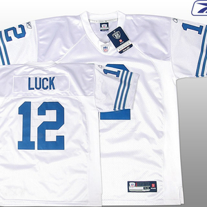 NFL Indianapolis Colts #12 Andrew Luck On field풋볼져지 정품Reebok 44(90-95)/48(100-105)/52(110-115)/54(11