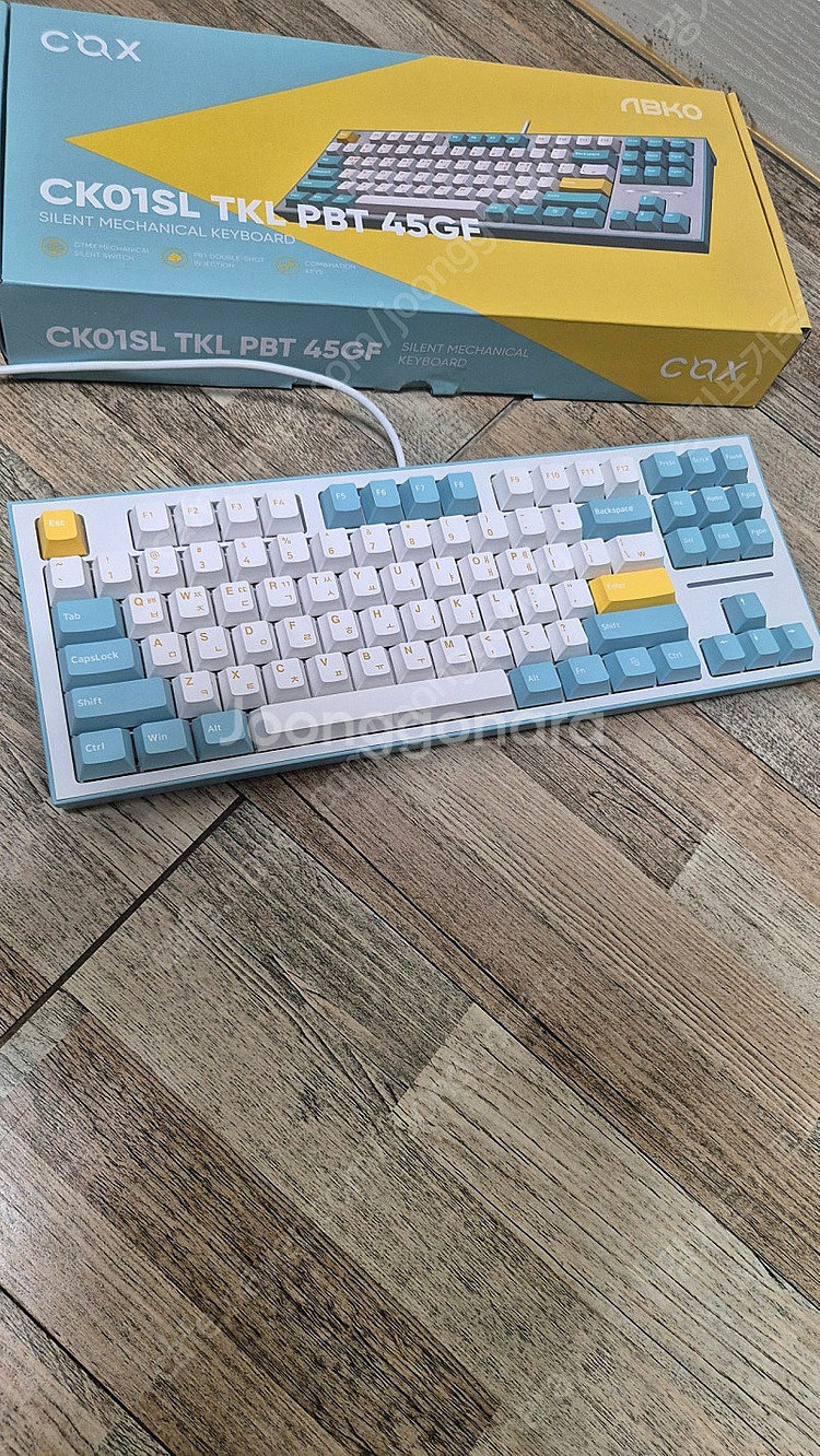 풀박스] 콕스 CK01SL TKL PBT 45GF 저소...--0