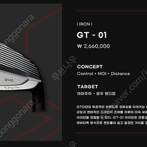 GTD gt-01 5~pw 헤드팝니다. 제작도 가능.