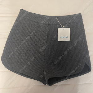 타낫 립 라운드 쇼트 팬츠 tannat rib round short pants(grey)