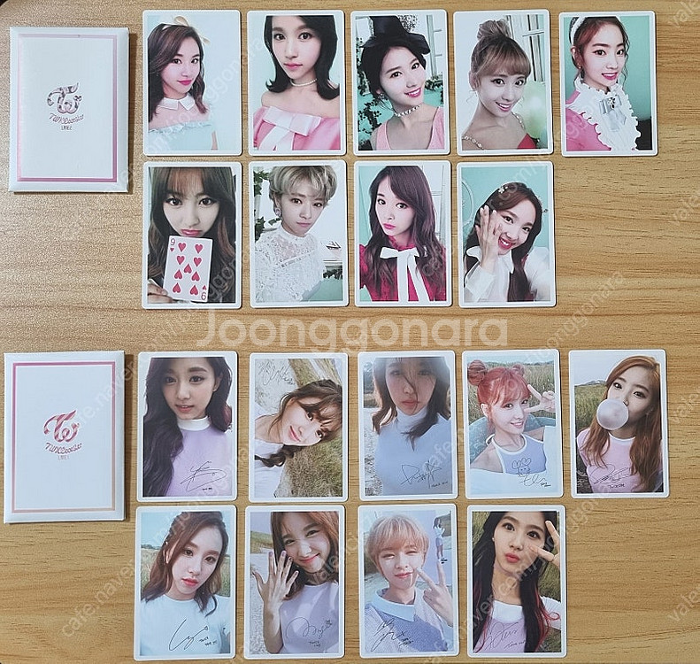트와이스 앨범 예약특전 포카 팝니다.--0