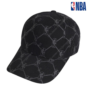 프라임 NBA로고맨 HARD CURVED CAP 그레이