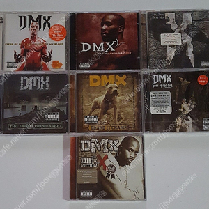 Hip-Hop) 외국 힙합 DMX CD 7장