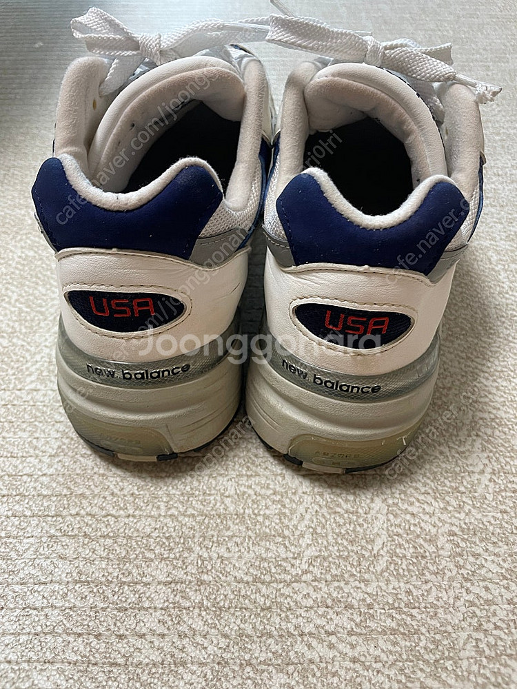 뉴발란스 992 made in usa 화이트네이비 (2...--5