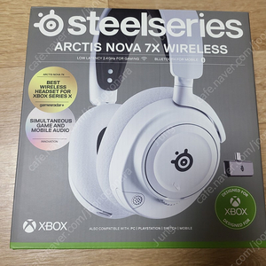 스틸시리즈 Arctis Nova 7X White Wireless 무선 게이밍 헤드셋 화이트 팝니다