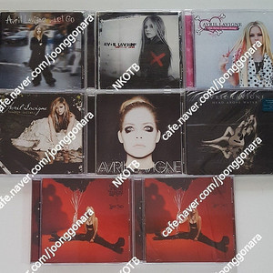 에이브릴 라빈 (Avril Lavigne) 1집~7집 CD 총 8장