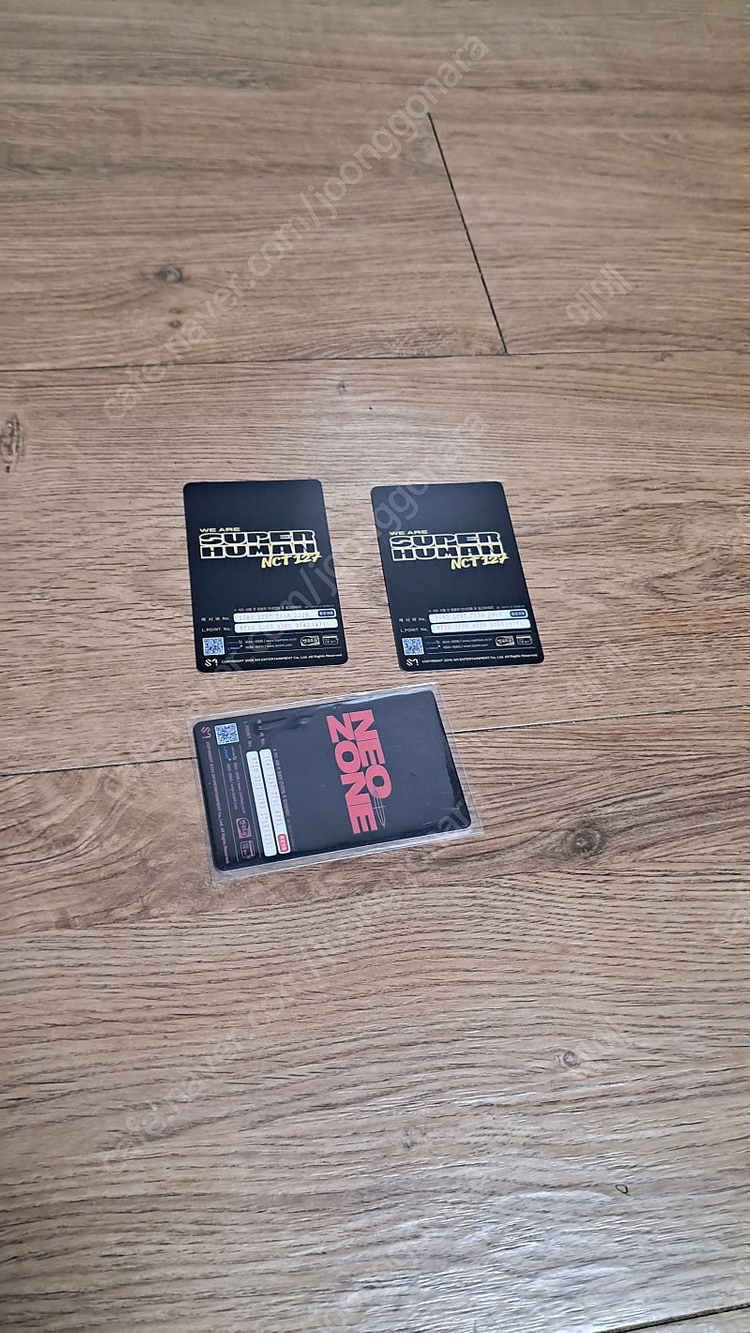 NCT 포카 교통카드 이미지