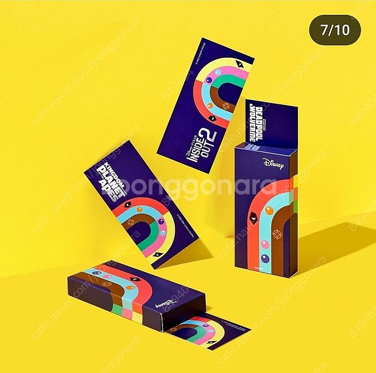 CGV 디즈니 컬러런 완주 패키지 팝니다 (디즈니 뱃지...--3