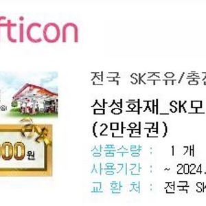 sk 주유권 2만원권