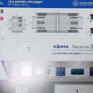 [레일플래닛] 1호선 4세대 (주둥이), 8호선 전개도 판매합니다