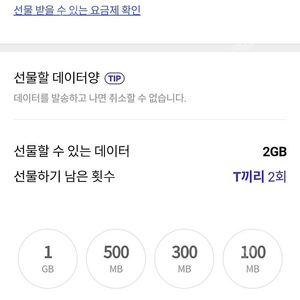 skt 데이터 2gb 2기가