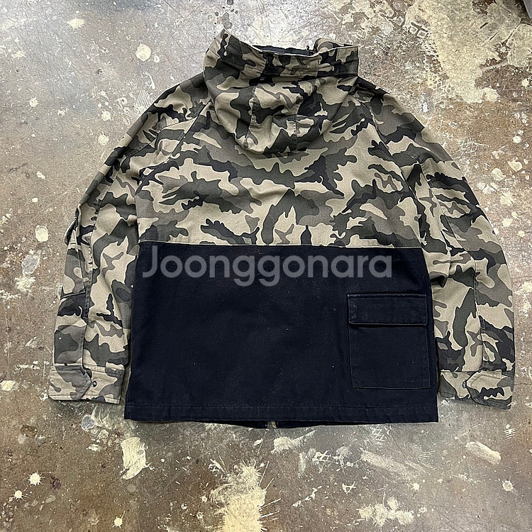 M) ZARA 자라 카모플라쥬 후드자켓 점퍼 아노락--2