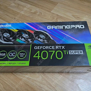 [미개봉] 이엠텍 지포스 RTX 4070Ti SUPER GAMINGPRO OC D6X 16GB 팝니다