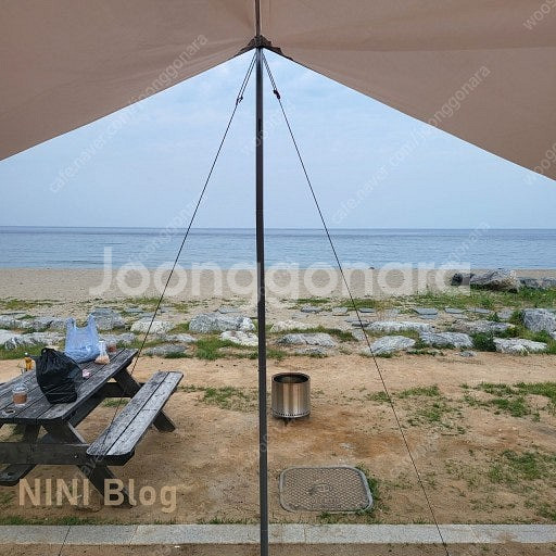 내일 13일 명파해변오토캠핑장 명당 10번데크--0
