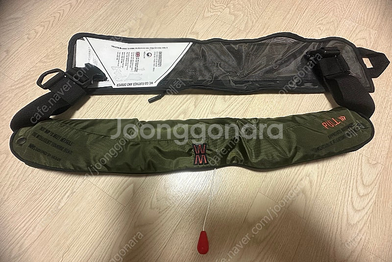웨더몬스터(코오롱낚시브랜드) 구명벨트팔아요--0