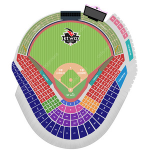 9월 18일 kt vs 삼성 9/18 (수) 티빙 테이블석 2연석 4연석