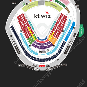 9/16(월) KT vs KIA KT위즈파크 하이파이브존 (1루 익사이팅존) 1자리 양도합니다.