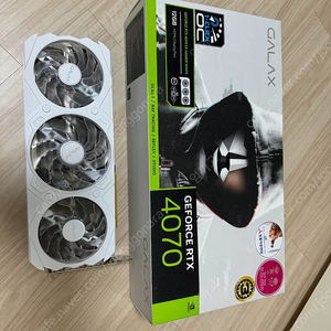 갤럭시 RTX 4070 EX GAMER WHITE OC