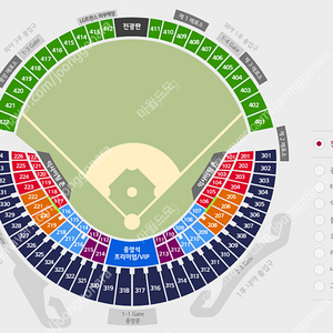 (9/14)KT:두산 3루 외야지정석 413블럭 (단석)