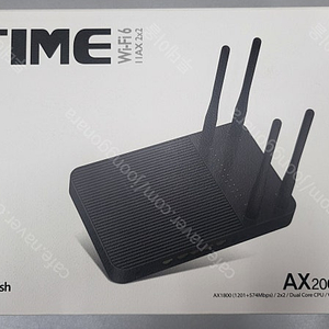 ipTIME (아이피타임) AX2004 블랙 공유기 판매합니다. (Wi -Fi 6)