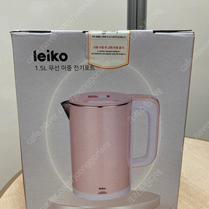 leiko 1.5L 무선 이중 전기포트 LEK-1500P