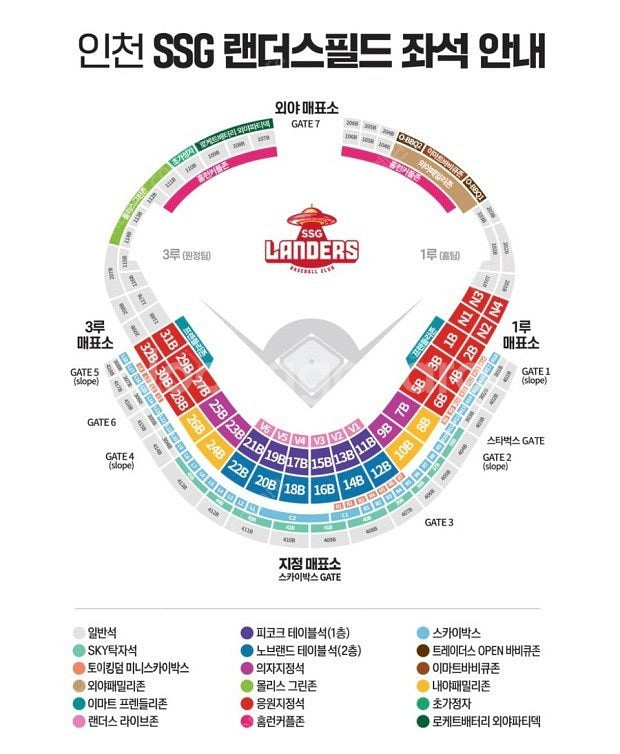 9/17 문학(랜더스필드) SSG vs 기아 경기 1루...--0