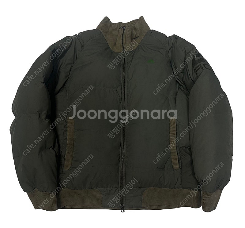 ACG 핸드로고 카키숏푸퍼패딩 105--0