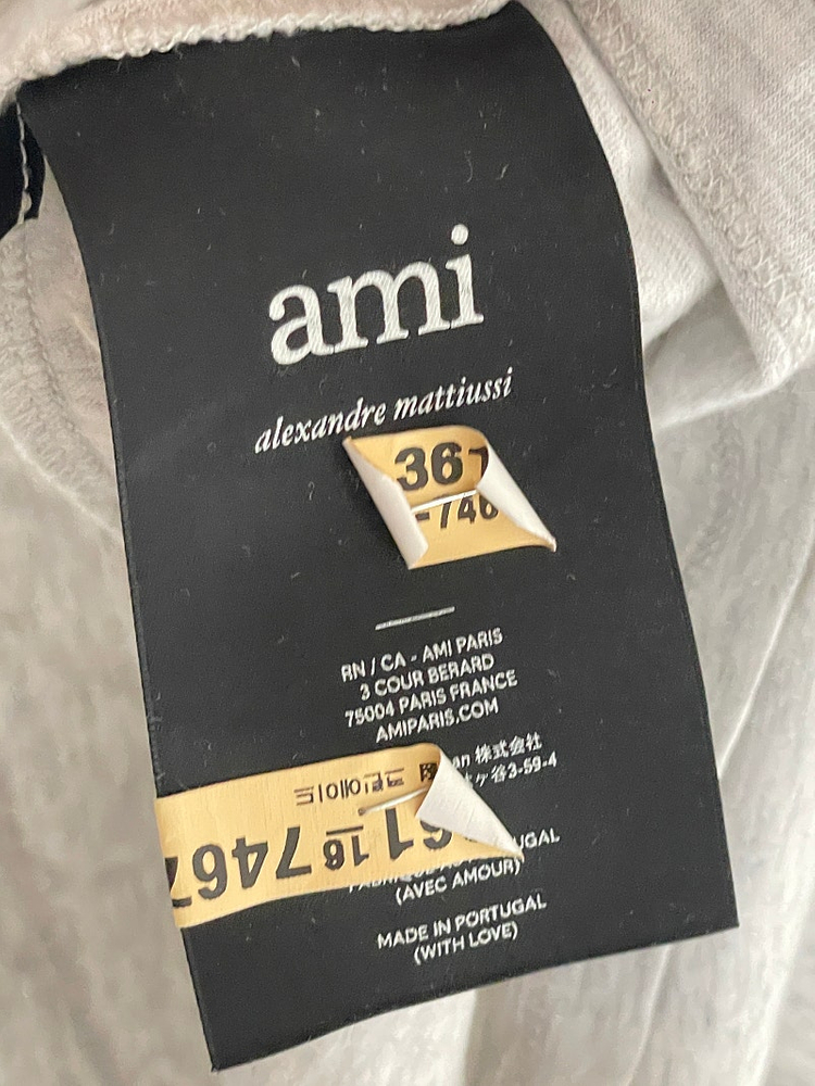 아미 ami 스마일 로고 반팔 티셔츠 S 이미지