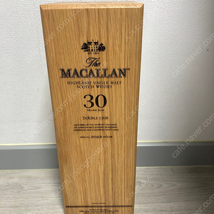 맥캘란 30주년 더블 캐스크 공병